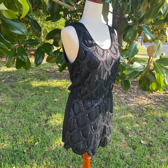 Francesca’s Black Sequin Romper - Picture 6 of 17